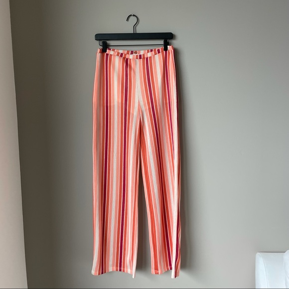 Free People Bridget Stripe Pants Bohemian Knit S - Picture 2 of 8